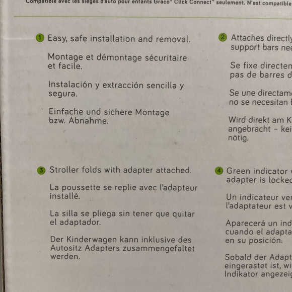 baby jogger Other Baby Jogger City Mini Zip Car Seat Adapter Graco